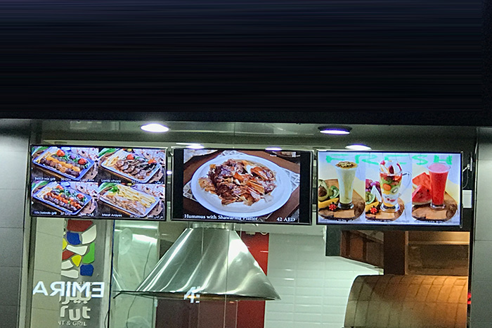Digital Menu Board Lahore